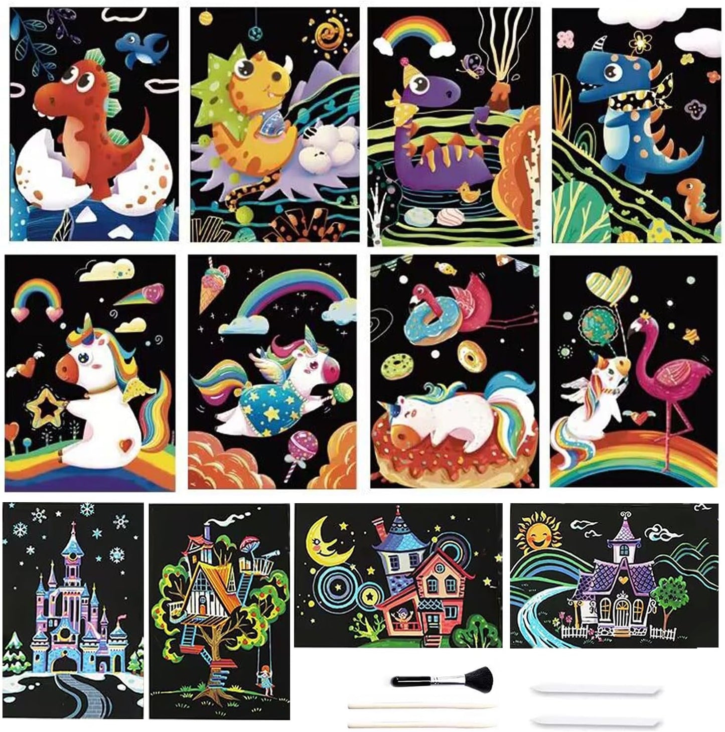 Scratch Art Cards - GeorgiePorgy