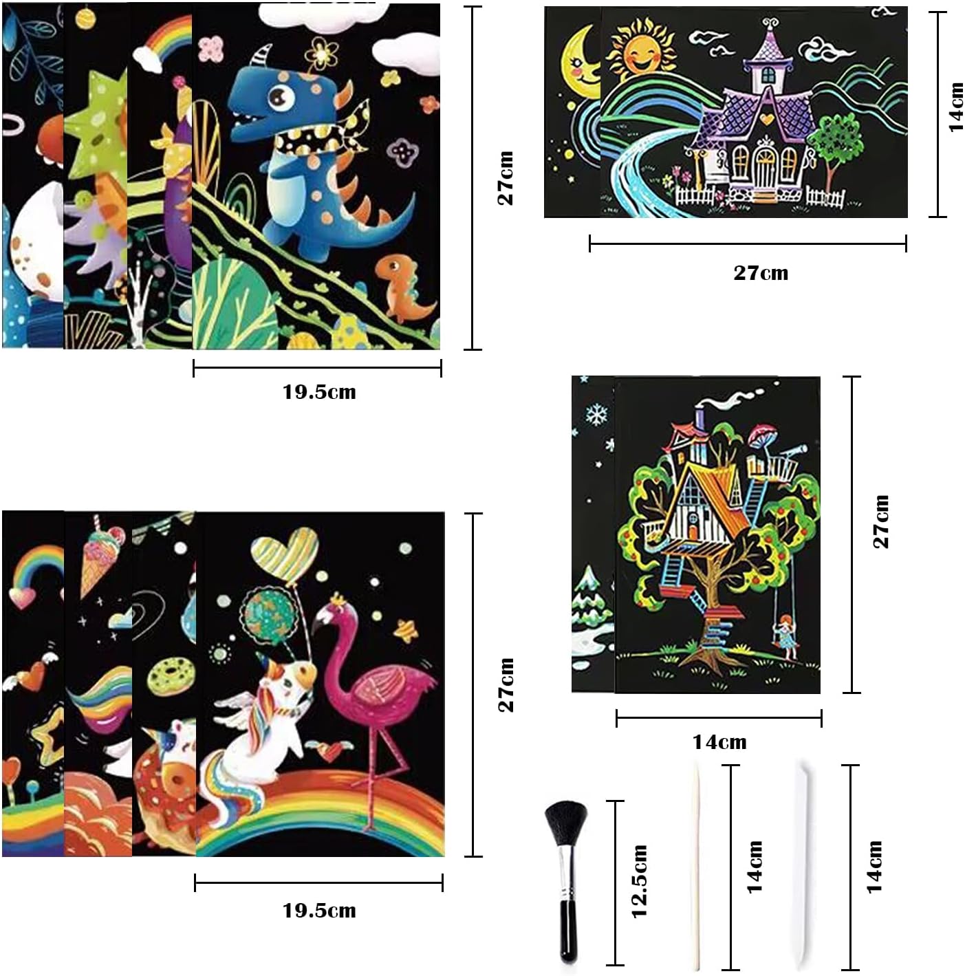 Scratch Art Cards - GeorgiePorgy