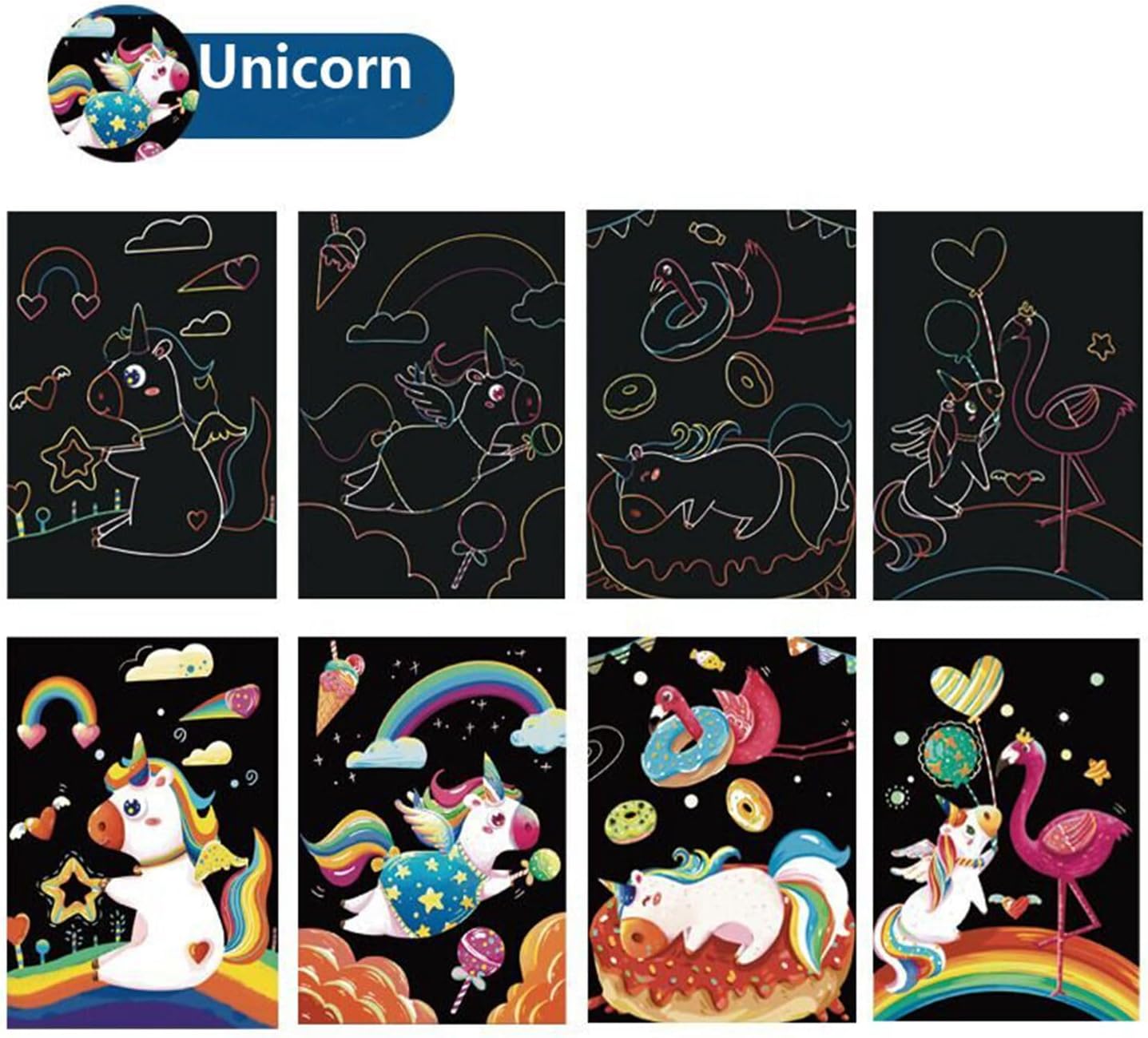 Scratch Art Cards - GeorgiePorgy