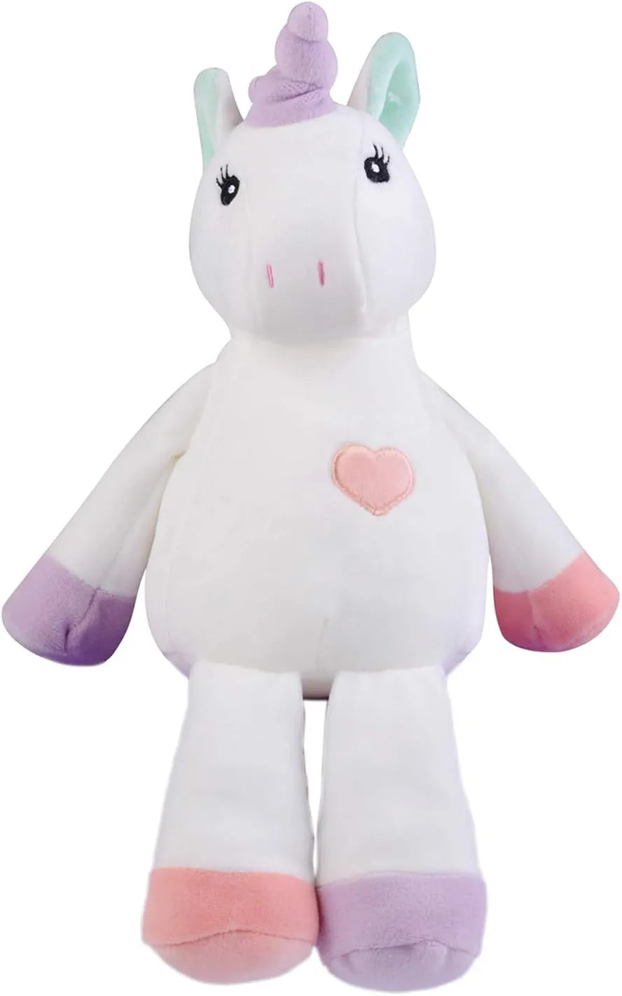 Georgie Porgy Unicorn Plush Pillow ā White 13