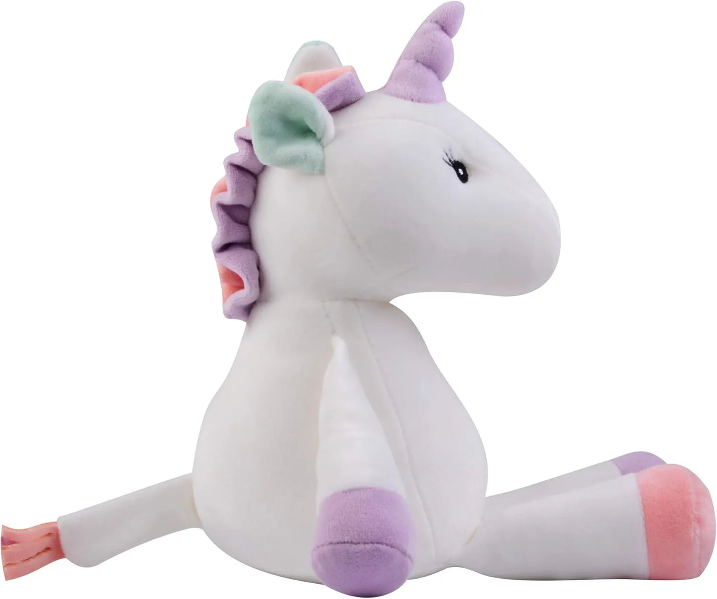 Georgie Porgy Unicorn Plush Pillow ā White 13