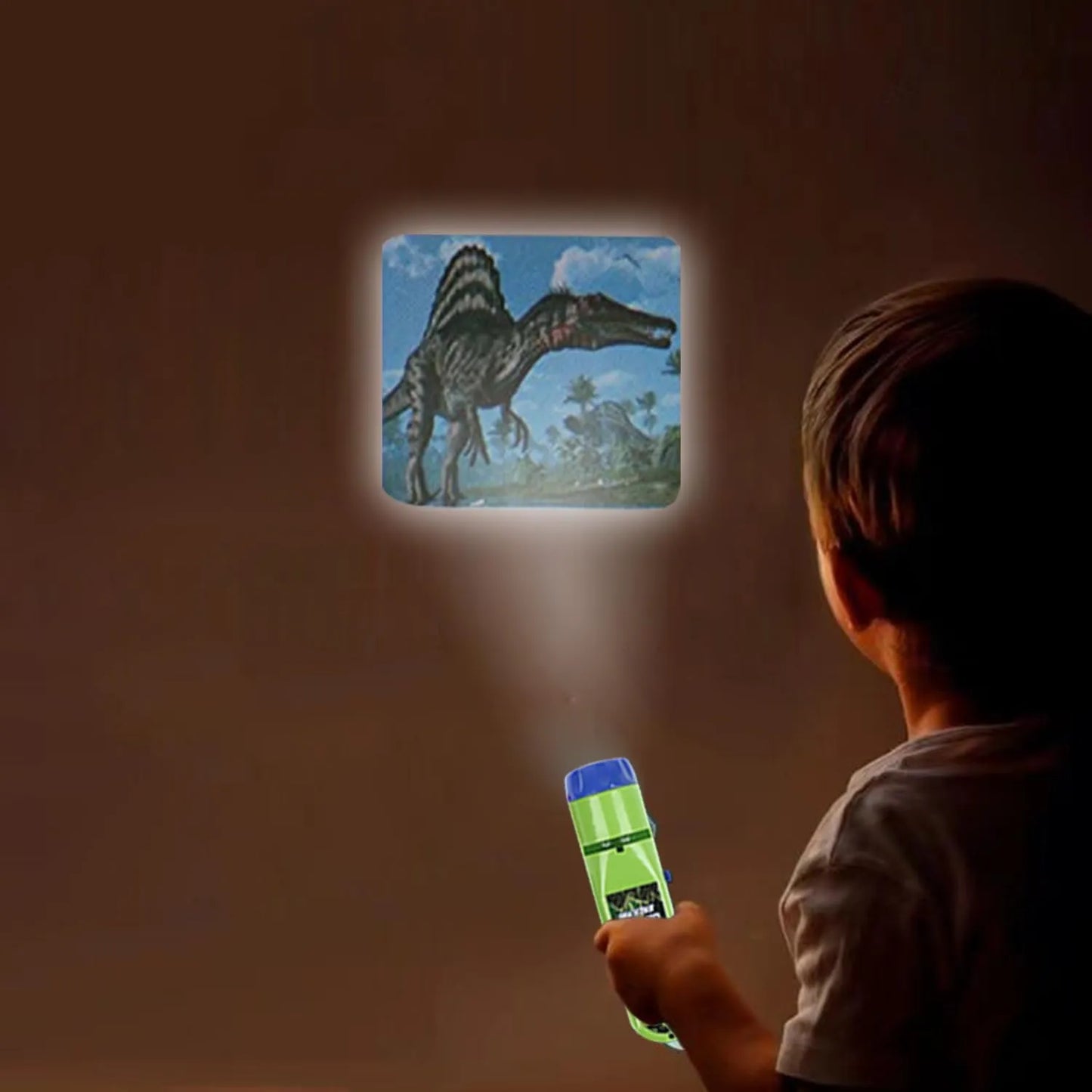Toy Wall Ceiling Tent Torch Dinosaur