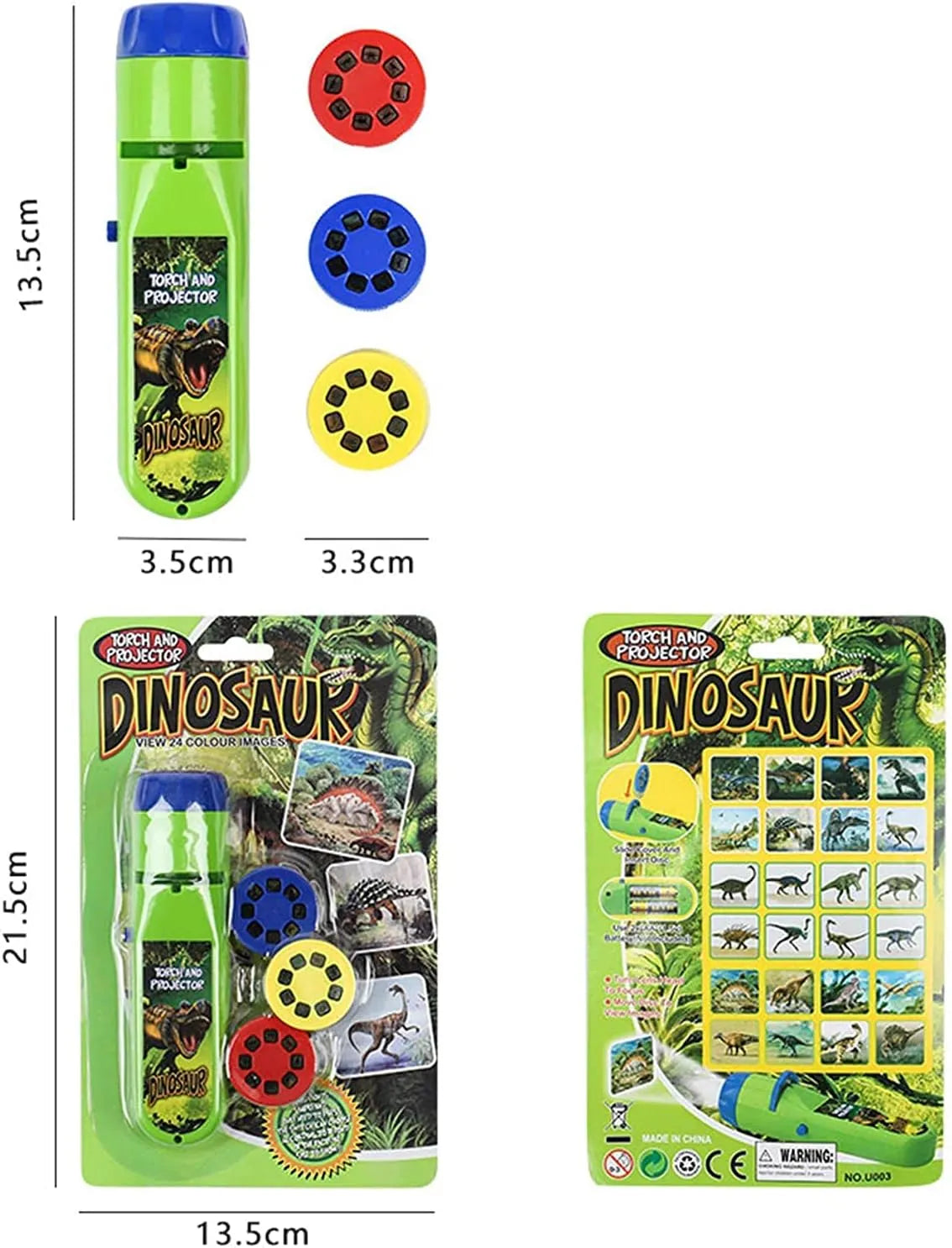 Toy Wall Ceiling Tent Torch Dinosaur