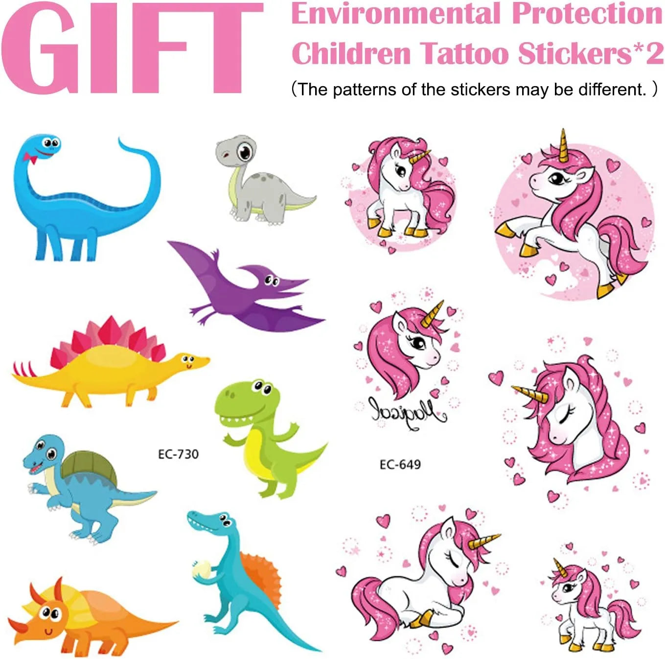 Toy Torch Projector 2 in 1 - Dinosaur + Unicorn