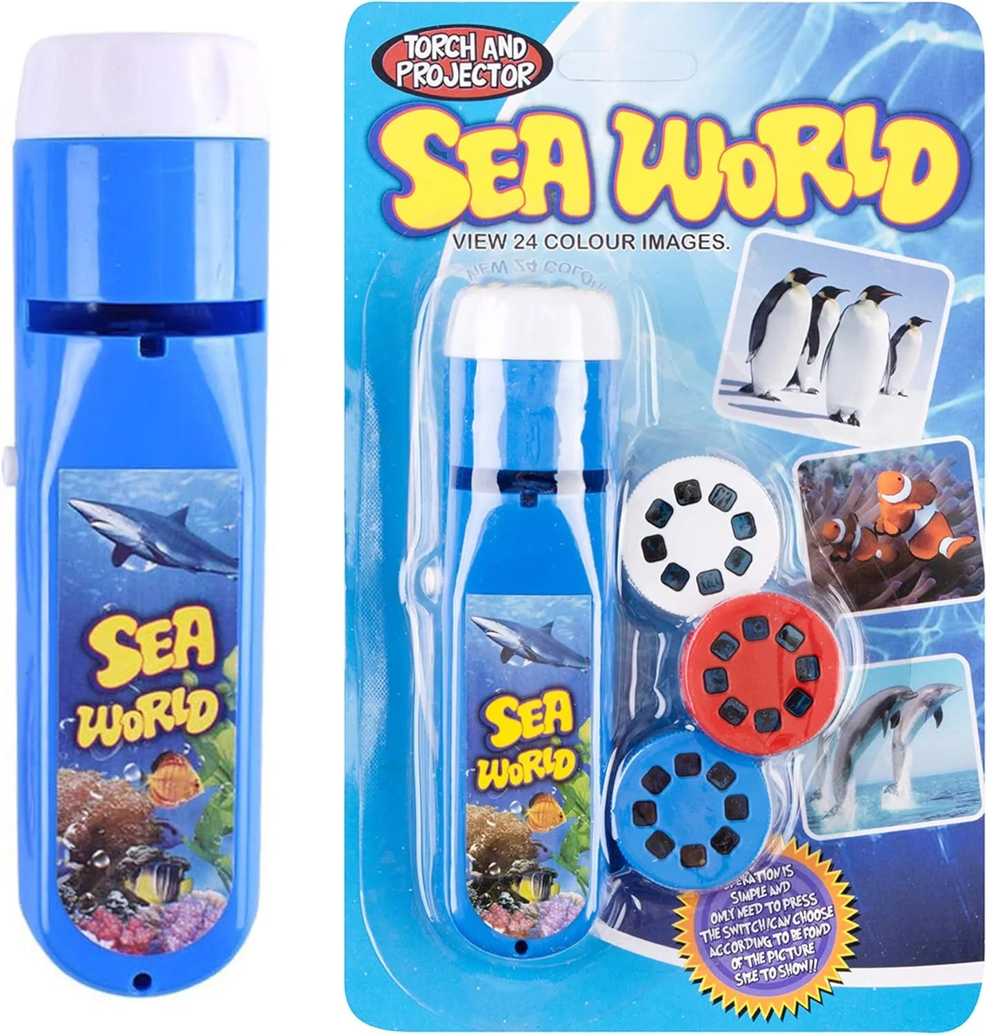 Toy Wall Ceiling Tent Torch Marine Creatures - Sea Animal