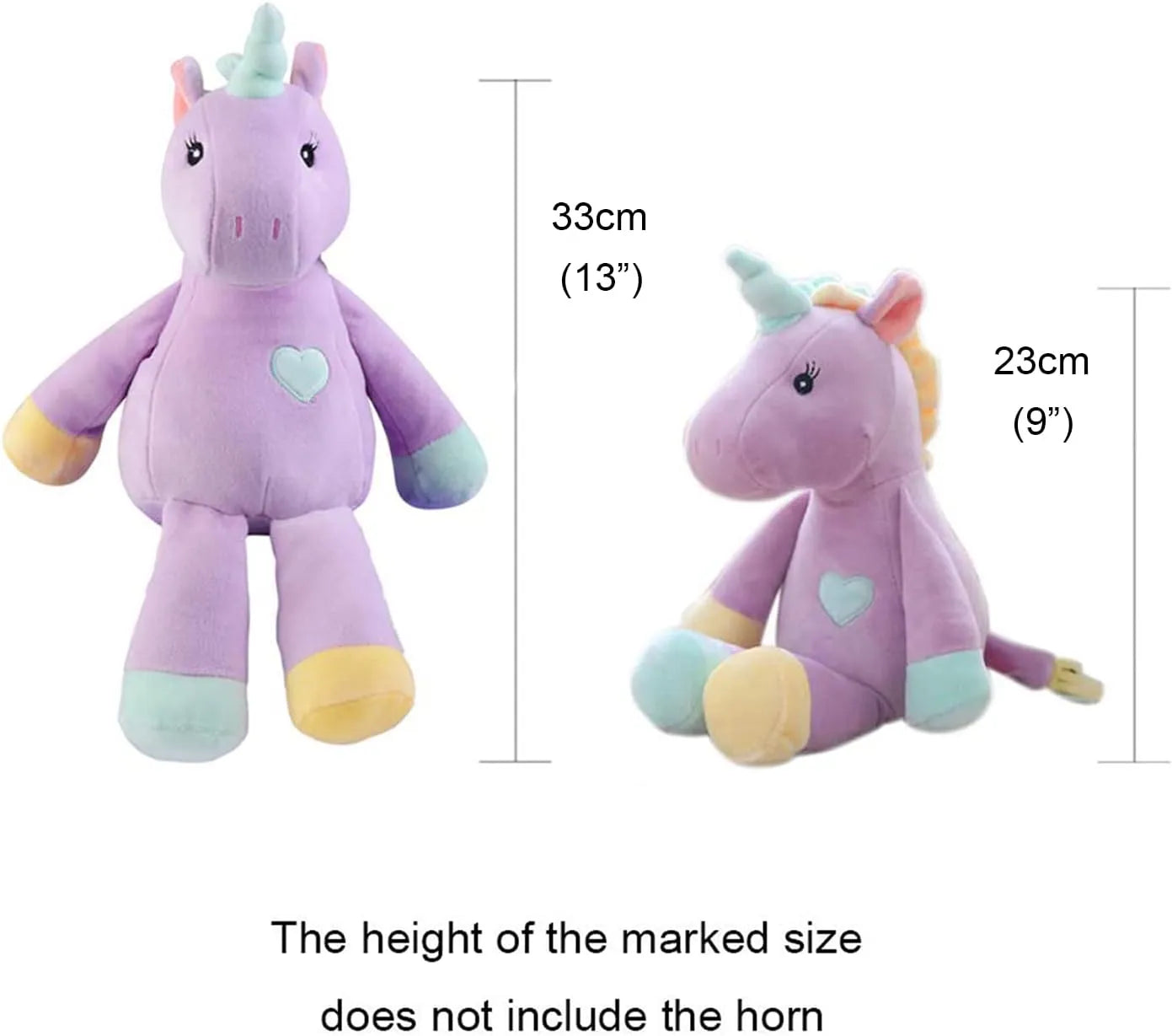 Georgie Porgy Unicorn Plush Pillow ā Purple 13