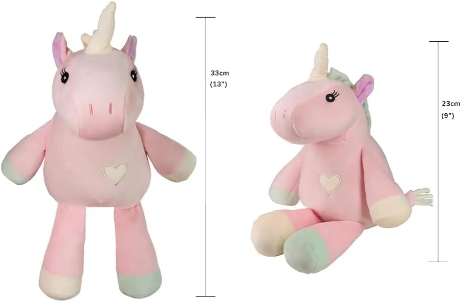Georgie Porgy Unicorn Plush Pillow ā Light Pink 13