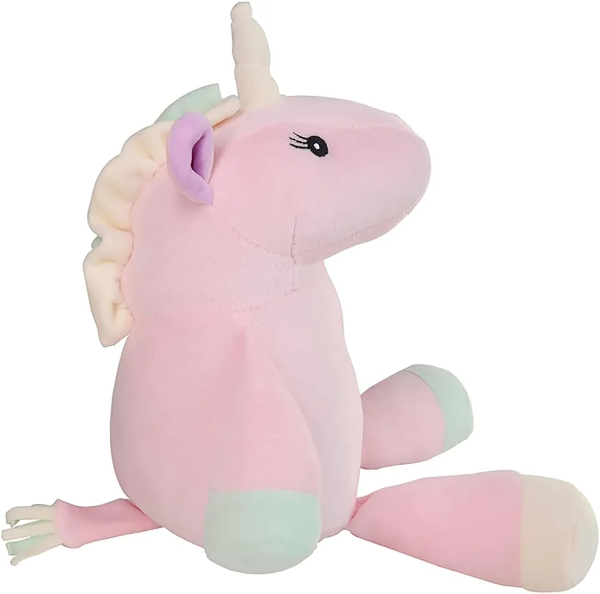 Georgie Porgy Unicorn Plush Pillow ā Light Pink 13