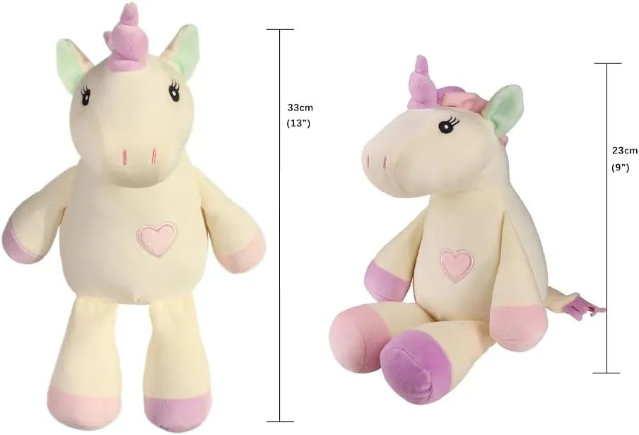Georgie Porgy Unicorn Plush Pillow ā Cream 13