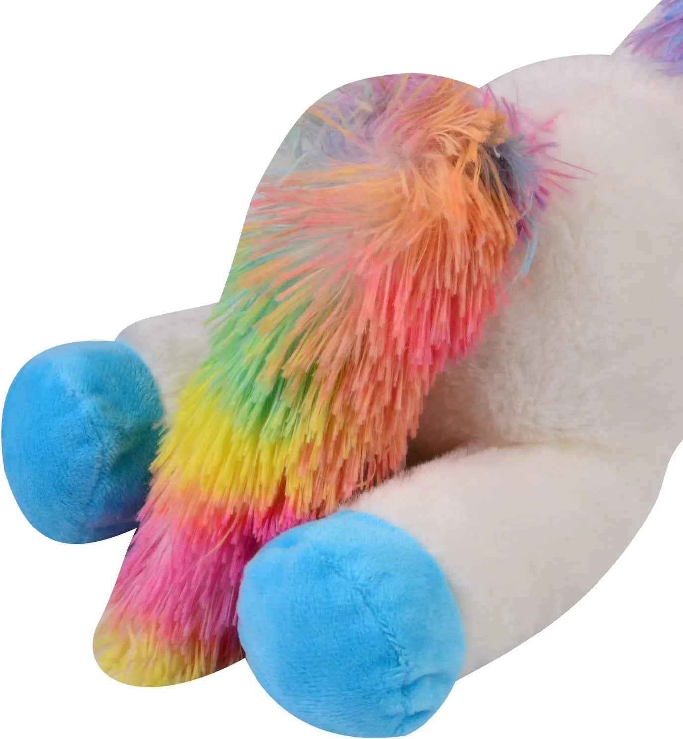 Plush Unicorn Toy White 15 Inch Teddy