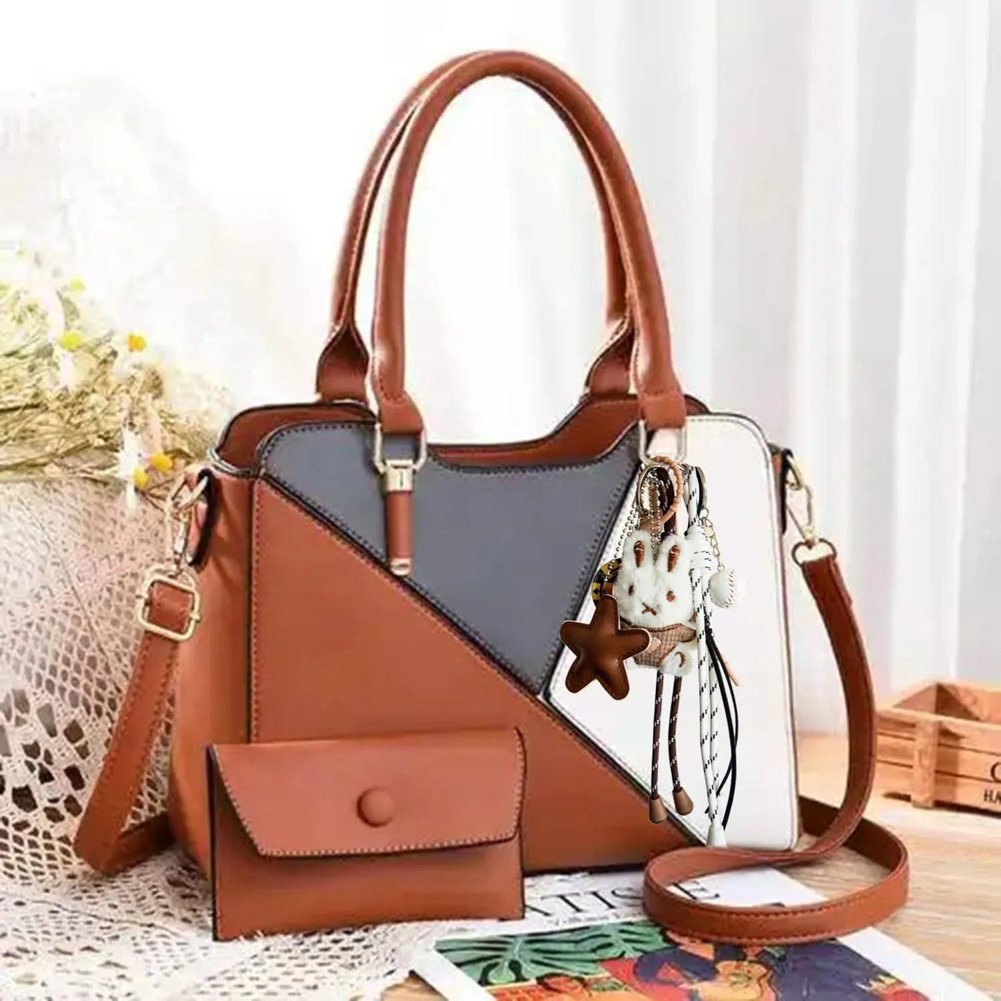 Bunny Baseball Bag Charm – Cute Keyring Gift