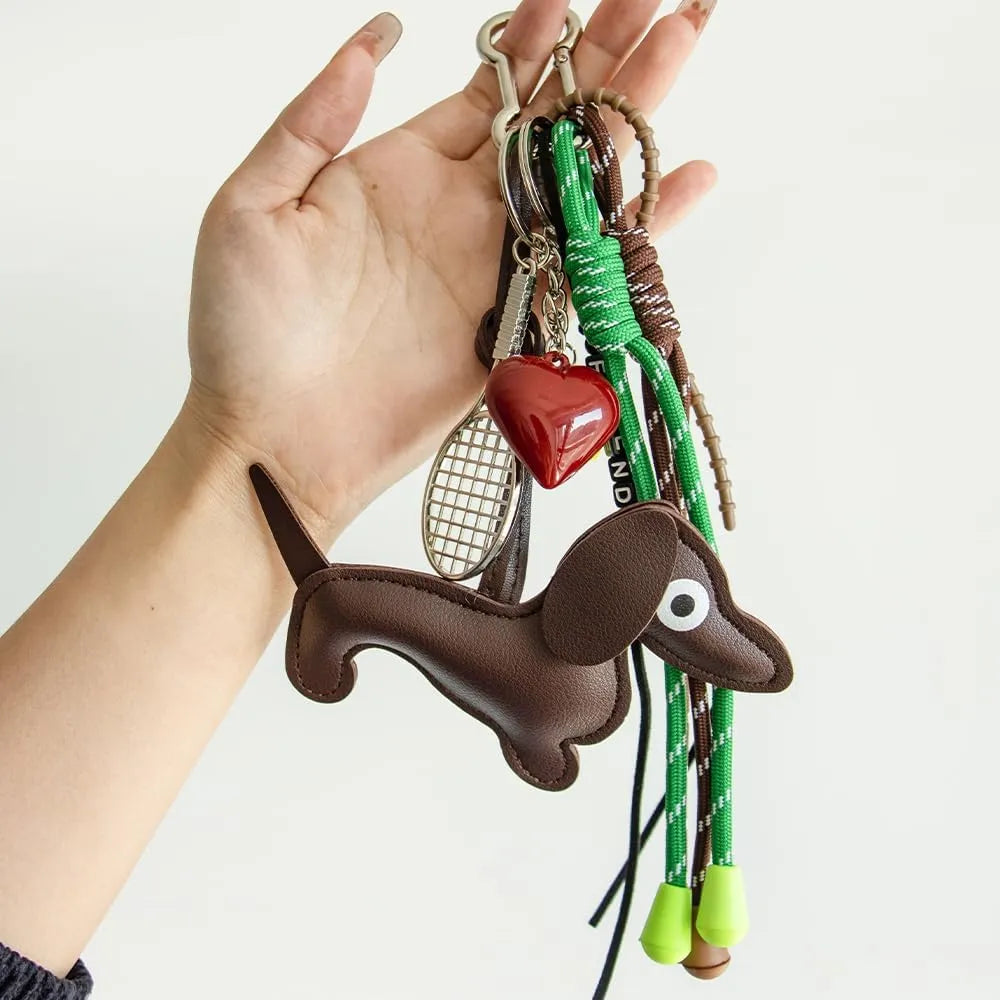 Georgie Porgy Dog Tennis Friends Keychains Handbag Keychains Accessories