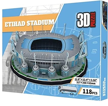 3D Football Stadium Puzzle Toy DIY Building Model Kits Construction Sets Jigsaw Puzzle