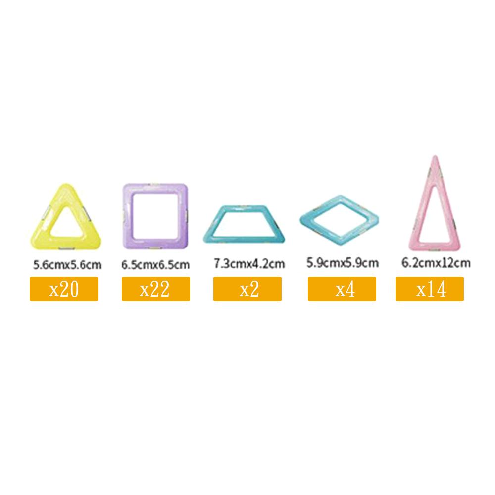 Magplayer Magnetic Toy Designer Set 62 pcs freeshipping - GeorgiePorgy