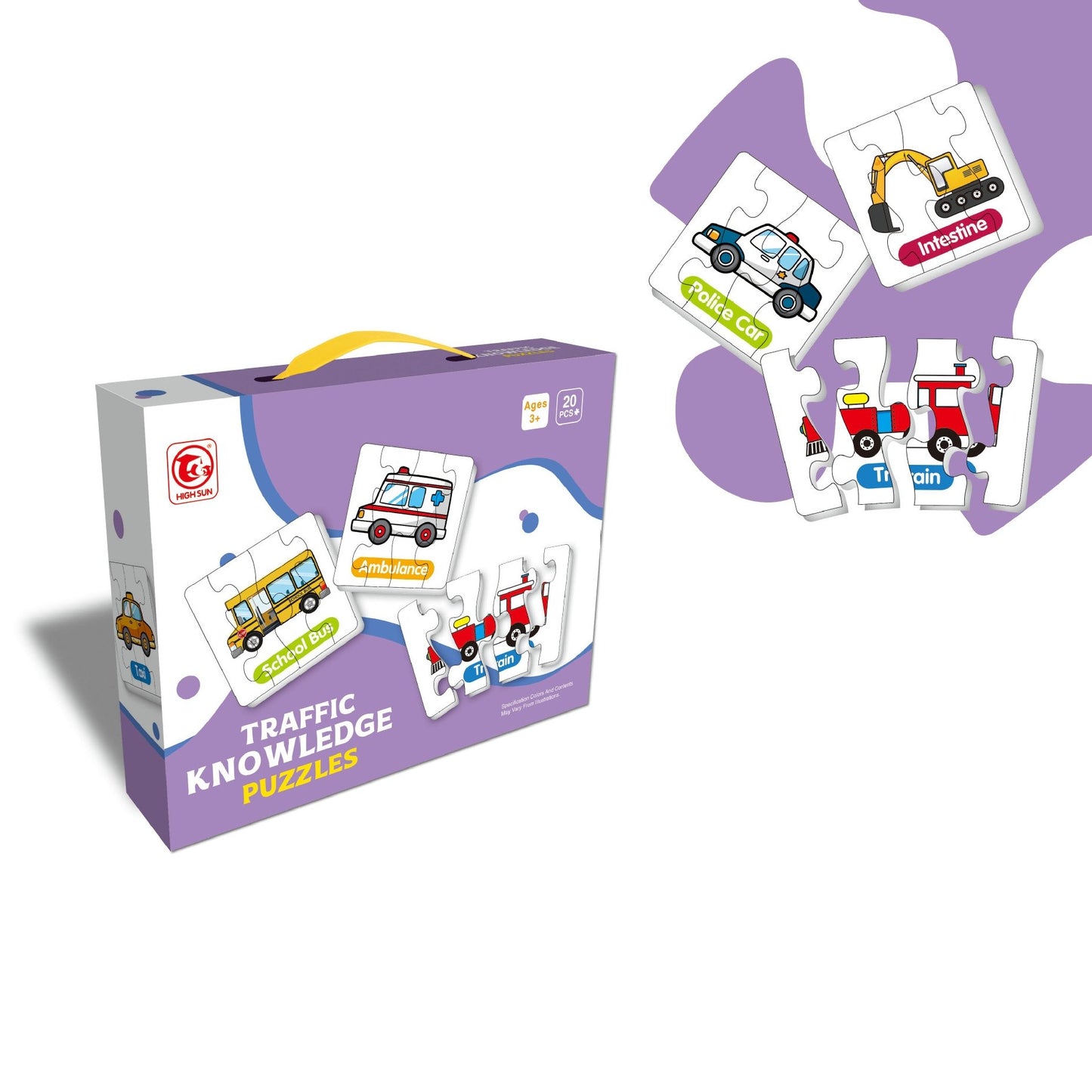 Toys Educational Paper Puzzle freeshipping - GeorgiePorgy
