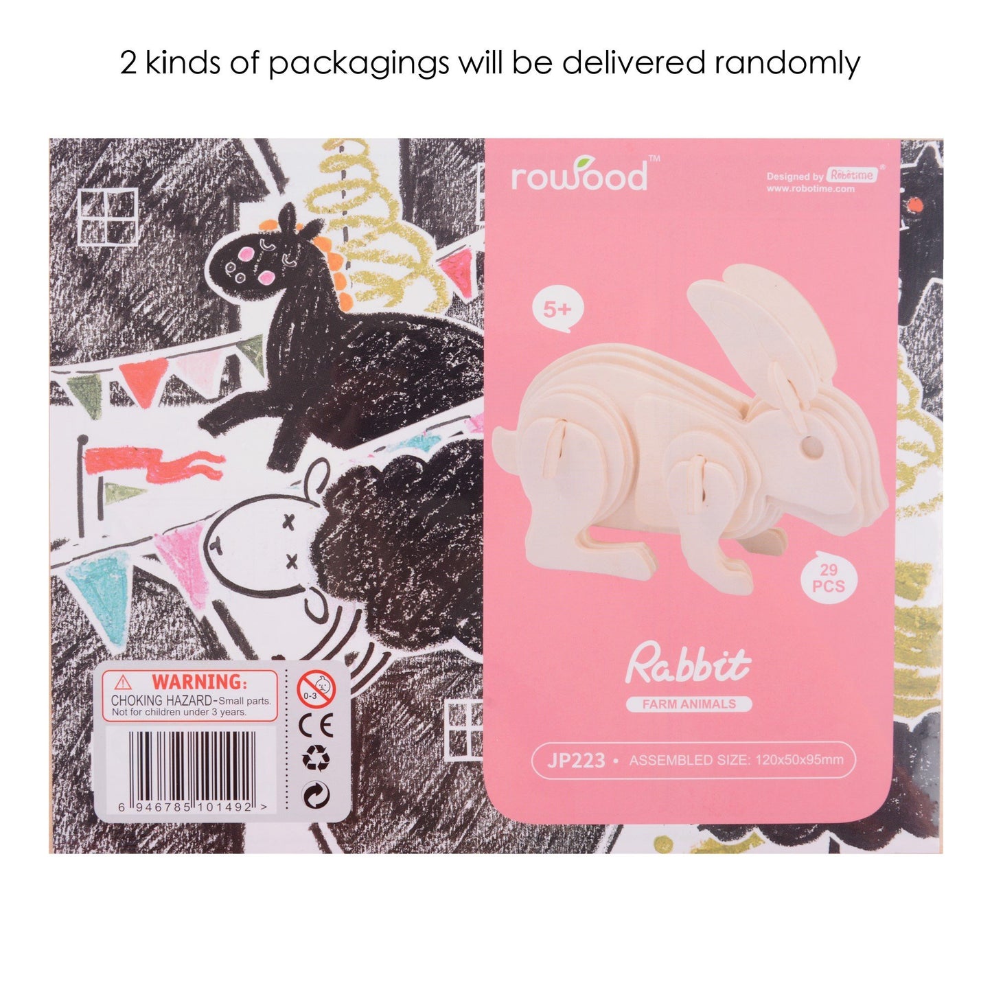 Robotime 3D Wooden Puzzle – JP223 Rabbit freeshipping - GeorgiePorgy
