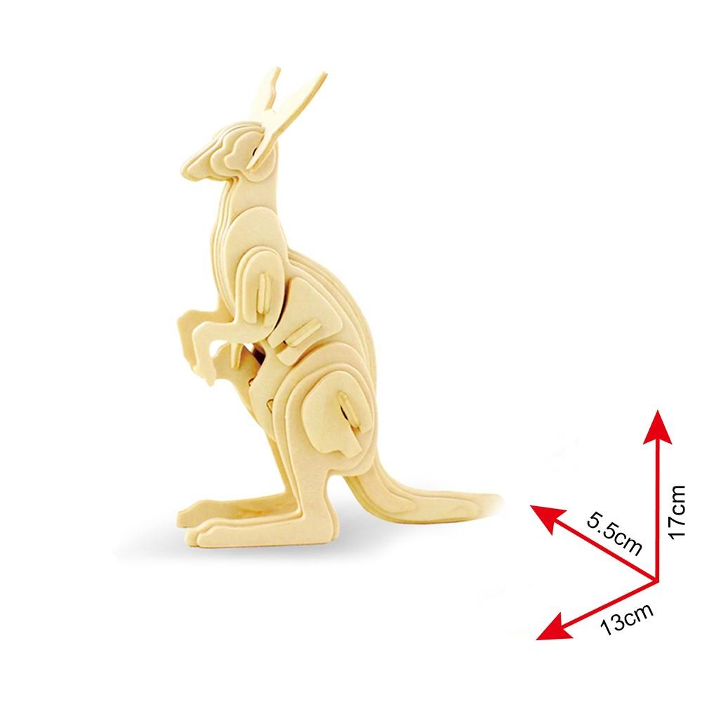Robotime 3D Wooden Puzzle - JP224 Kangaroo freeshipping - GeorgiePorgy