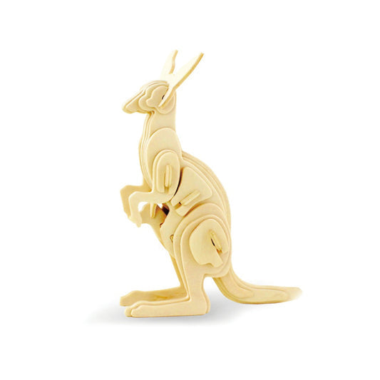 Robotime 3D Wooden Puzzle - JP224 Kangaroo - GeorgiePorgy
