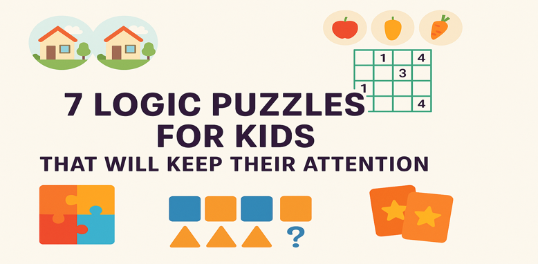 7 Logic Puzzles for Kids That Will Keep Their Attention