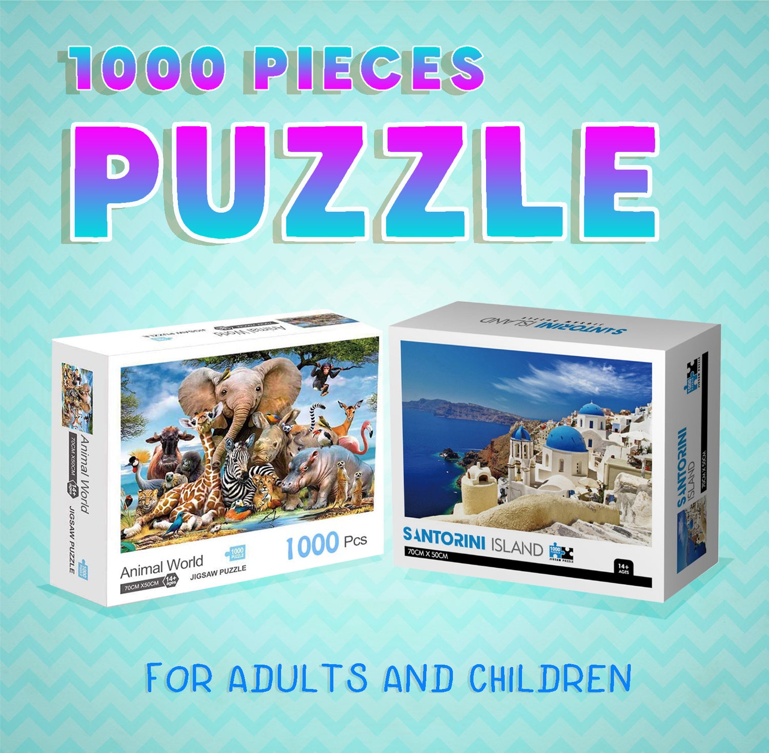 Adults and Children - 1000 Pieces