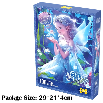 Georgie Porgy 100Pc Princess Glitter Puzzle (Cindy Belle)