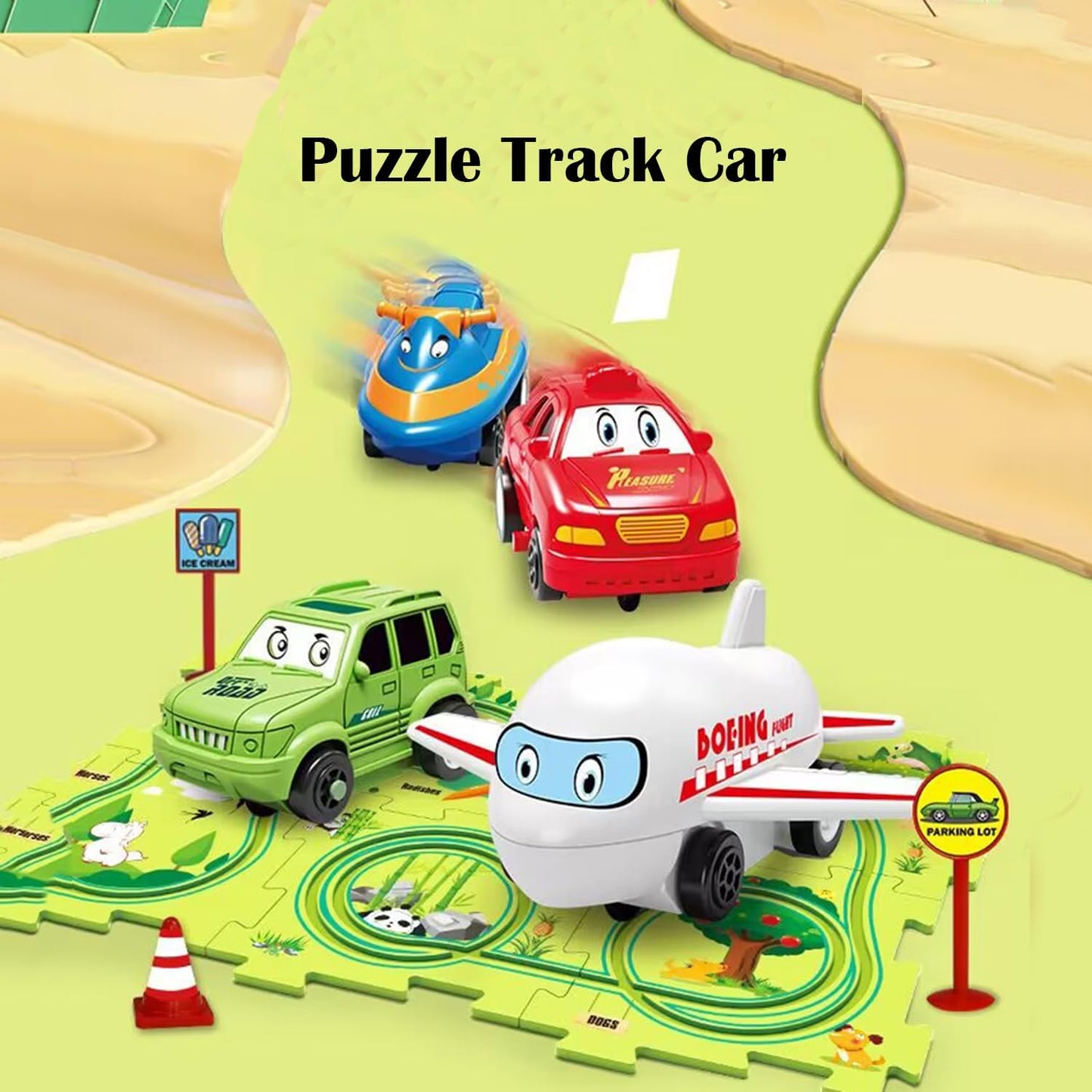 Railway Puzzle Racer Toy - GeorgiePorgy
