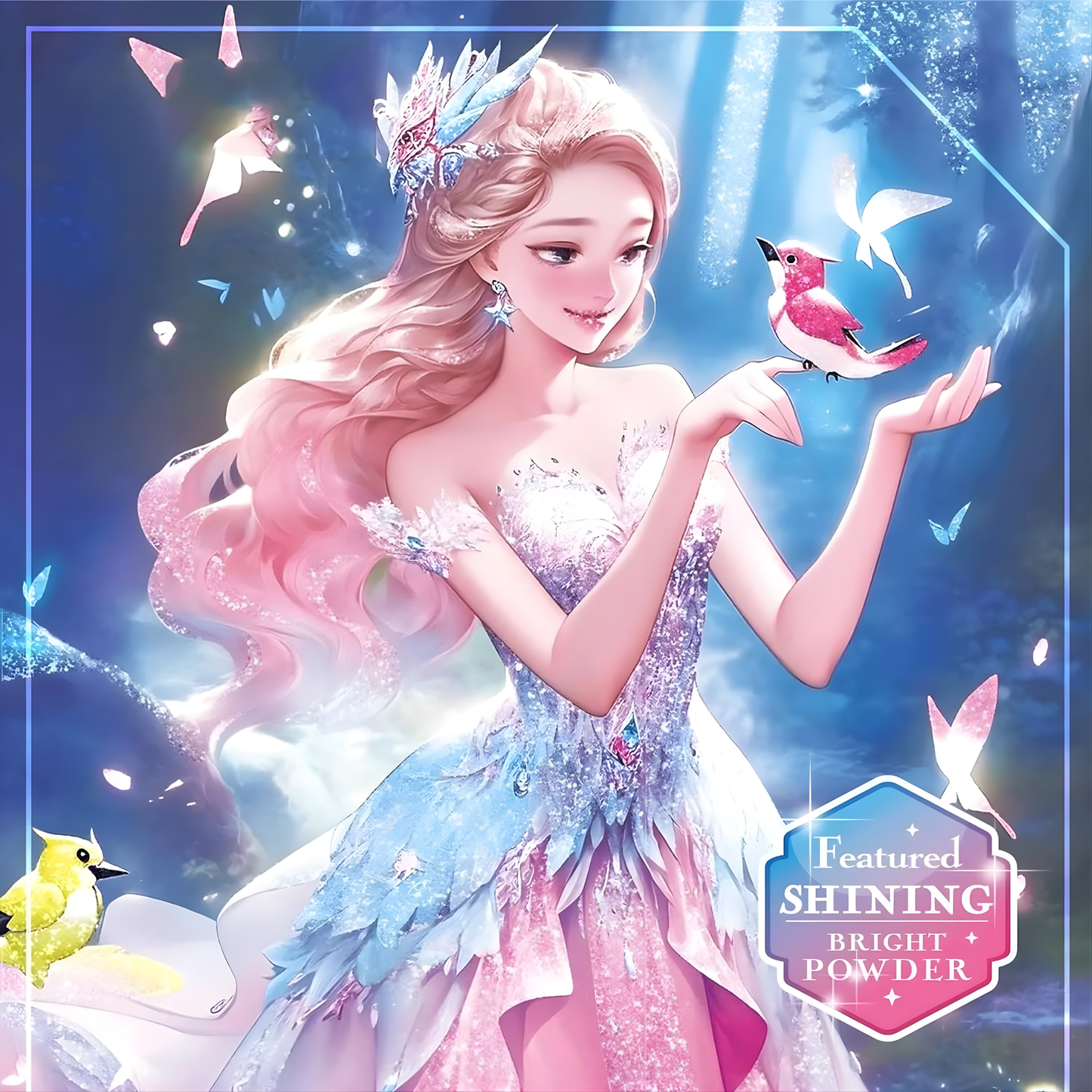 Georgie Porgy 100Pc Princess Glitter Puzzle (Lina Arlo)