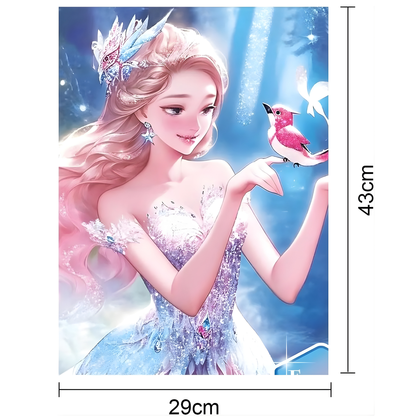 Georgie Porgy 100Pc Princess Glitter Puzzle (Lina Arlo)