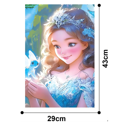 Georgie Porgy 100Pc Princess Glitter Puzzle (Lorina)