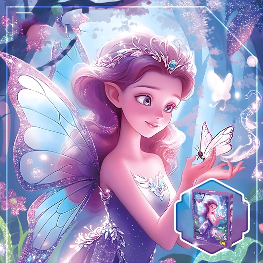 Georgie Porgy 100Pc Princess Glitter Puzzle (Pauli)