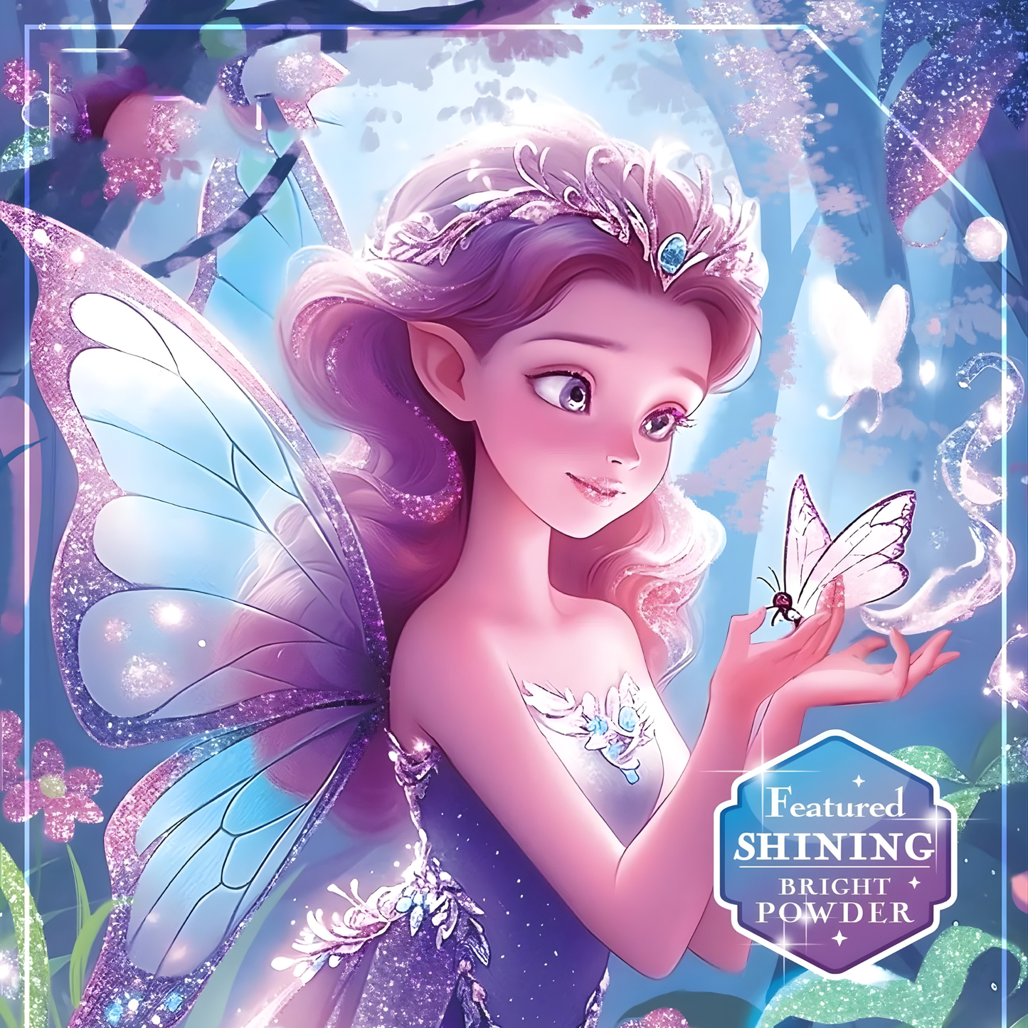 Georgie Porgy 100Pc Princess Glitter Puzzle (Pauli)