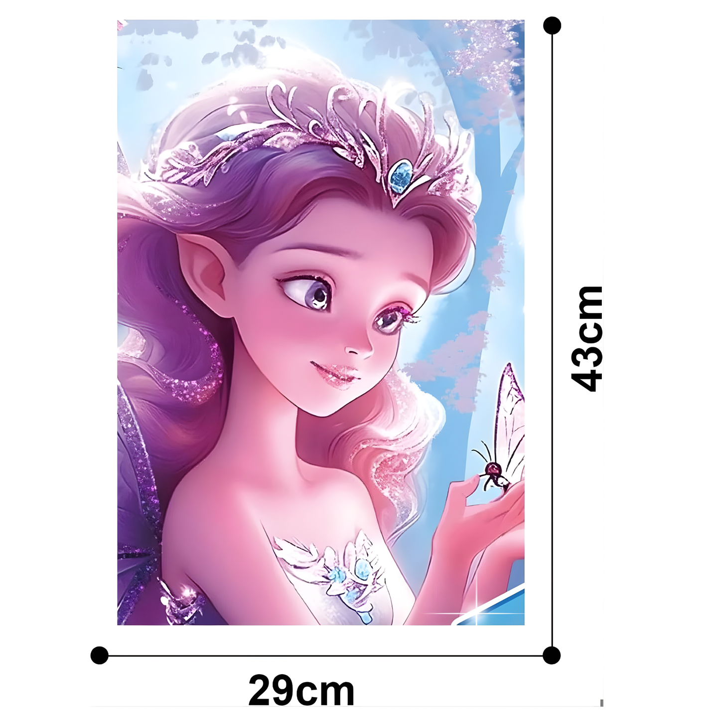 Georgie Porgy 100Pc Princess Glitter Puzzle (Pauli)