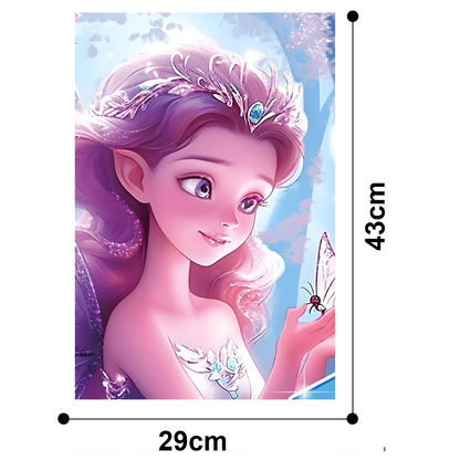 Georgie Porgy 100Pc Princess Glitter Puzzle (Pauli)