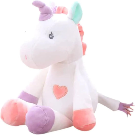 Georgie Porgy Unicorn Plush Pillow – White 13