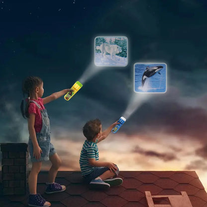 Toy Torch Projector 2 in 1 - Sea World & Animal