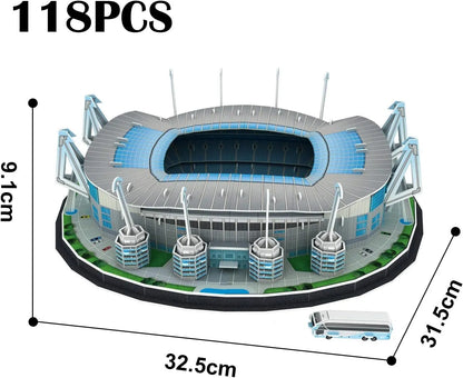 3D Stadium Puzzle Construction Kit Etihad Stadium Puzzle 118 Pcs