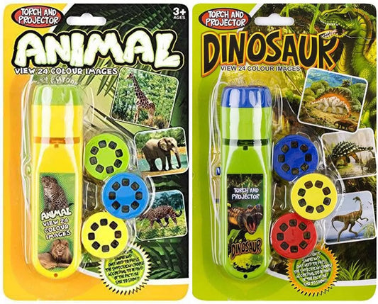 Toy Torch Projector 2 in 1 - Dinosaur + Animal