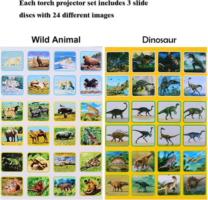 Toy Torch Projector 2 in 1 - Dinosaur + Animal
