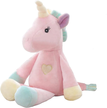 Georgie Porgy Unicorn Plush Pillow – Light Pink 13