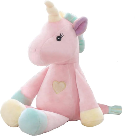 Georgie Porgy Unicorn Plush Pillow – Light Pink 13