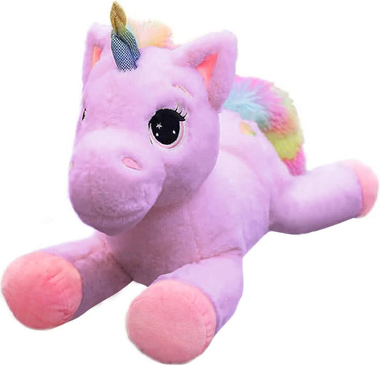 Georgie Porgy Plush Unicorn Purple 15 Inch Teddy