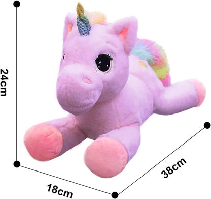 Georgie Porgy Plush Unicorn Purple 15 Inch Teddy