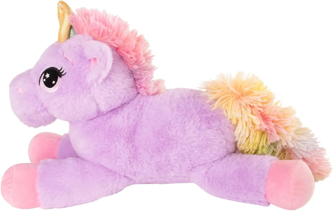 Georgie Porgy Plush Unicorn Purple 15 Inch Teddy