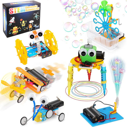 Georgie Porgy STEM Robotics Kit – 6-in-1 Robot Car Set