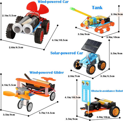 Georgie Porgy STEM Robotics Kit – 5-in-1 Robot Car Set
