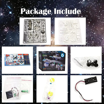 Solar Robot STEM Kit for Kids – 13-in-1 Gray