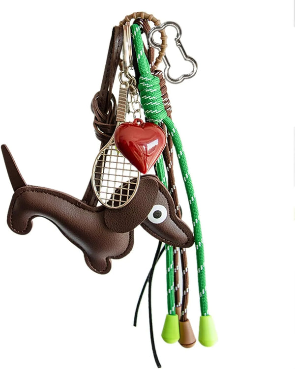 Georgie Porgy Dog Tennis Friends Keychains Handbag Keychains Accessories