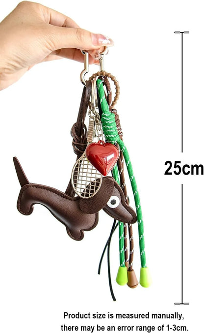 Georgie Porgy Dog Tennis Friends Keychain – Cute Bag Charm
