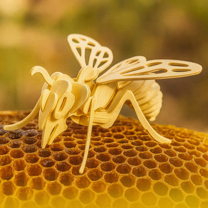 DIY Models Kits for Kids 3D Wooden Puzzle - JP206 Bee