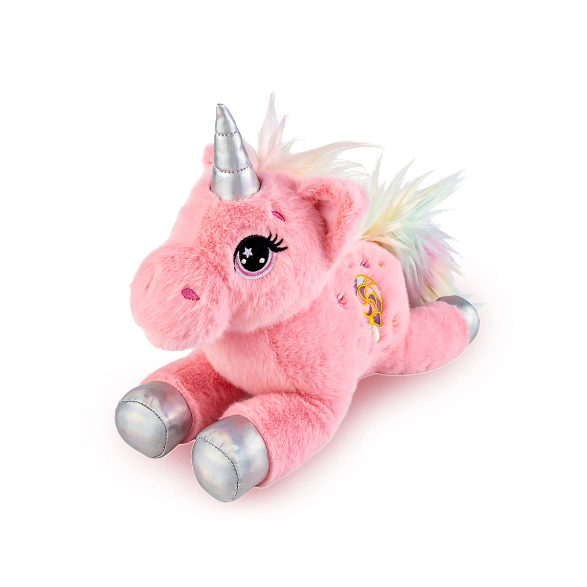 Georgie Porgy Unicorn Club Plush Peach Pink Lollipop Dottie